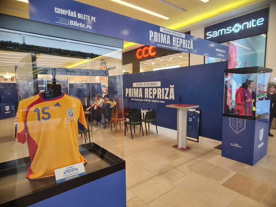 Galeria Prima Repriză, cu o colecție unică de tricouri din cariera lui Goian