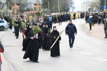 Procesiunea de Florii, organizată în municipiul Suceava, în ajunul praznicului „Intrării Domnului în Ierusalim”