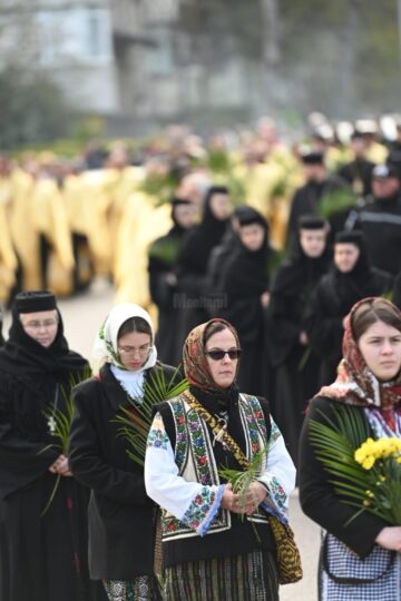 Procesiunea de Florii, organizată în municipiul Suceava, în ajunul praznicului „Intrării Domnului în Ierusalim”