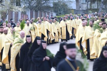 Procesiunea de Florii, organizată în municipiul Suceava, în ajunul praznicului „Intrării Domnului în Ierusalim”