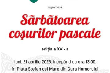 Sărbătoarea coșurilor pascale, la Gura Humorului