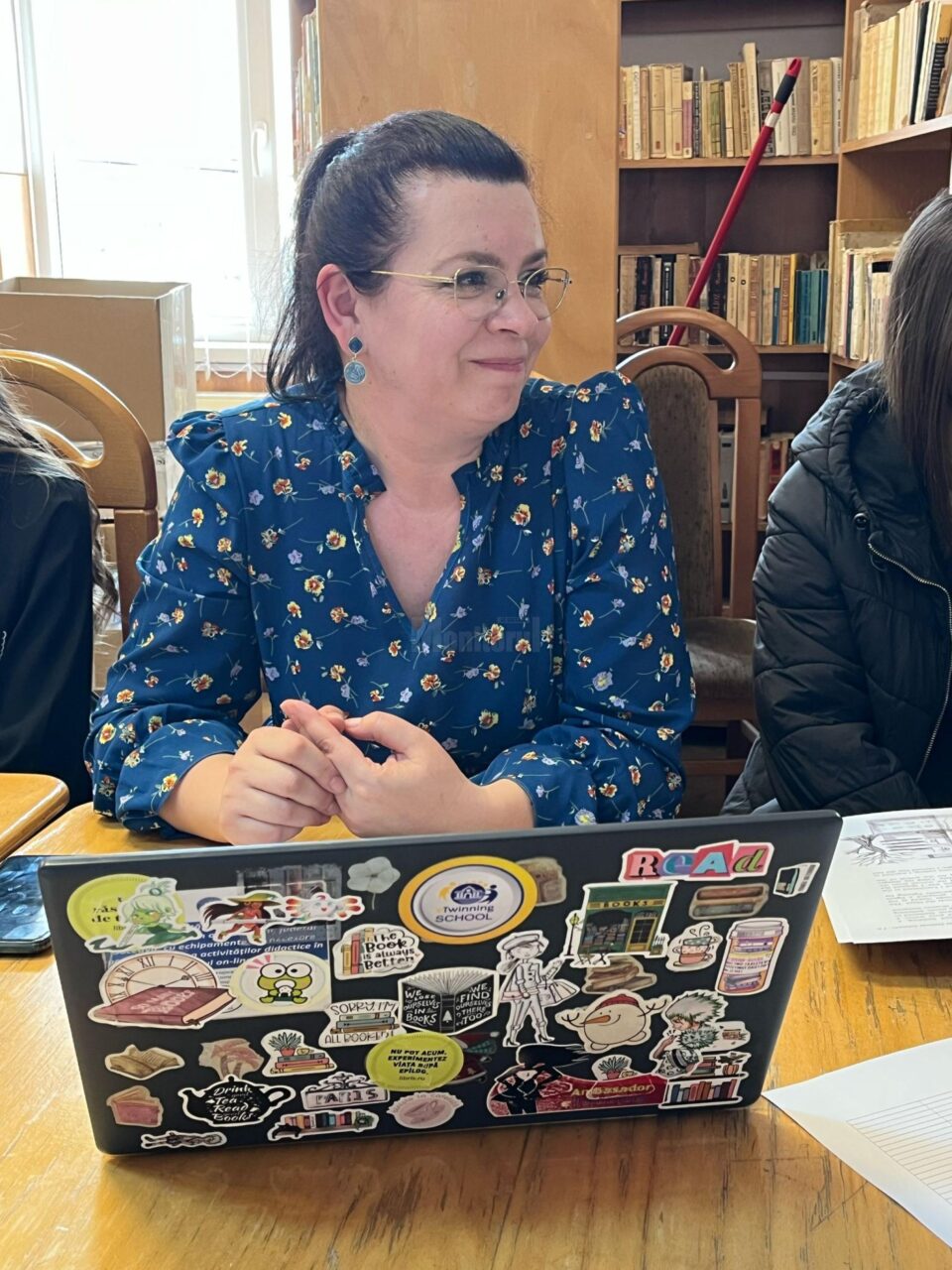 Prof. de limba franceză Belciug Ana Maria Briana, unul dintre coordonatorii revistei