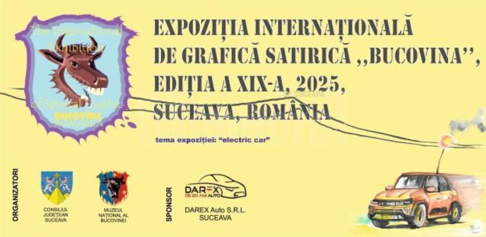 Caricaturile pentru Expoziția internațională de Grafică Satirică „Bucovina” trebuie trimise până la finalul lunii mai Caricaturile pentru Expoziția internațională de Grafică Satirică „Bucovina” trebuie trimise până la finalul lunii mai