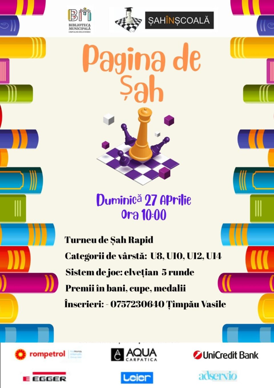 „Pagina de șah”, turneu de șah rapid, la Biblioteca Municipală Câmpulung Moldovenesc „Pagina de șah”, turneu de șah rapid, la Biblioteca Municipală Câmpulung Moldovenesc