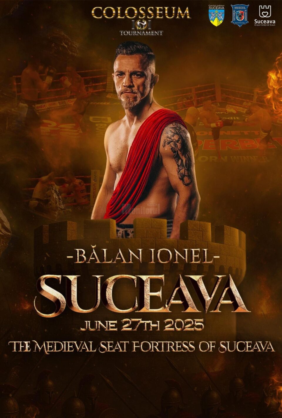 Ionel Bălan pe afișul Galei Colosseum Tournament de la Suceava