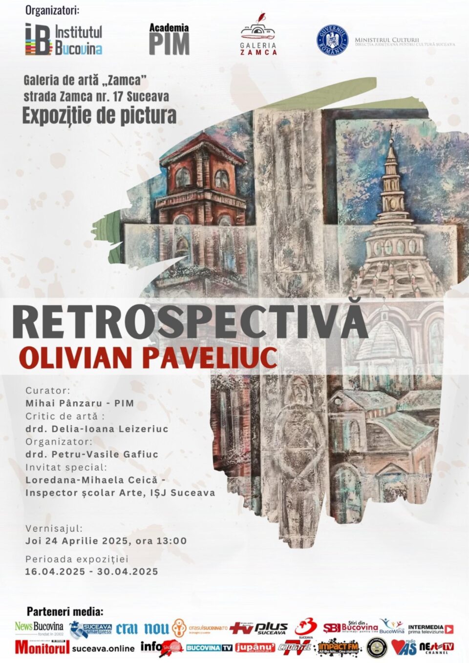 Expoziția de pictură „Retrospectivă”, la Galeria „Zamca”