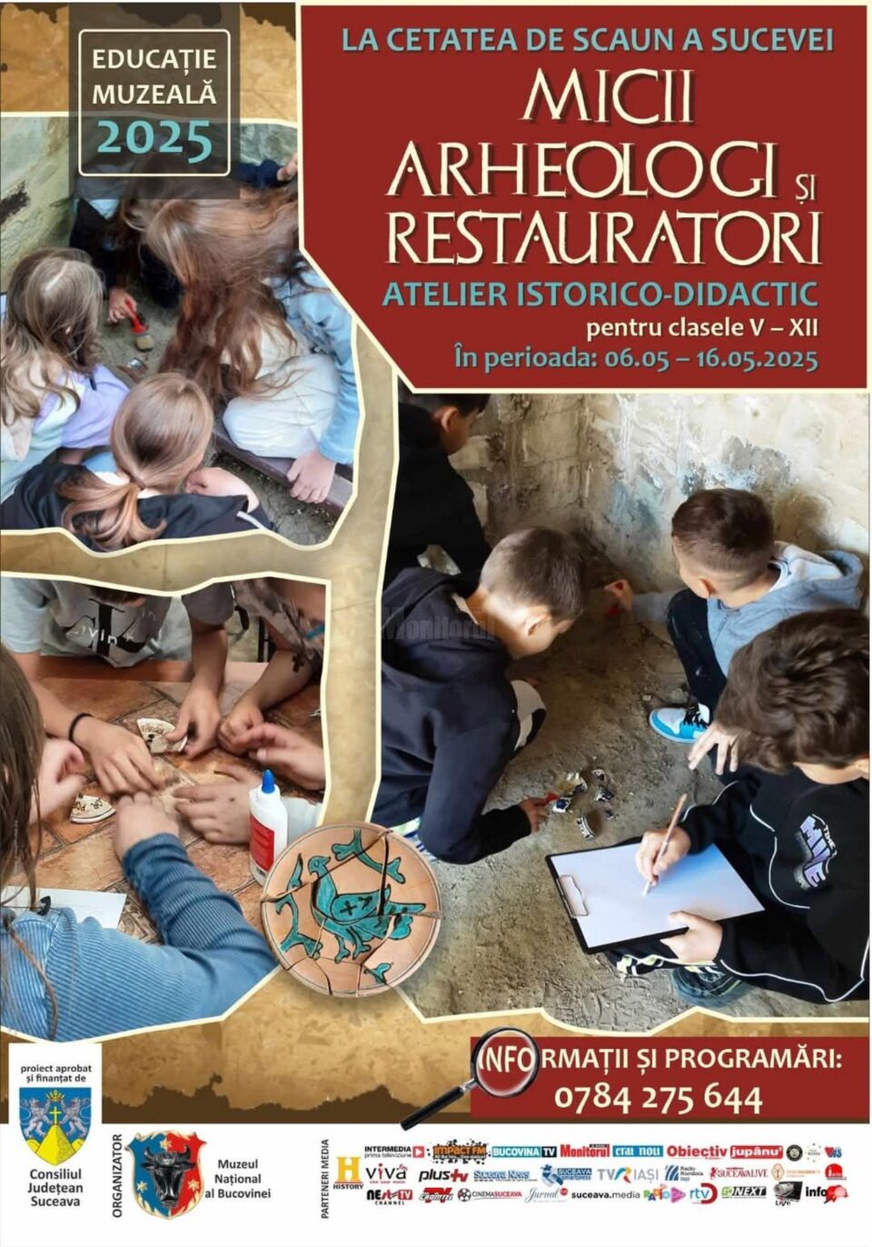 „Vânătoare de vestigii” printre zidurile Cetății, organizată de Muzeul Național al Bucovinei „Vânătoare de vestigii” printre zidurile Cetății, organizată de Muzeul Național al Bucovinei