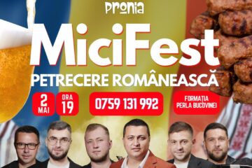 MiciFest, cu mici, scrijele și muzică live, pe 2 mai, la PRONIA