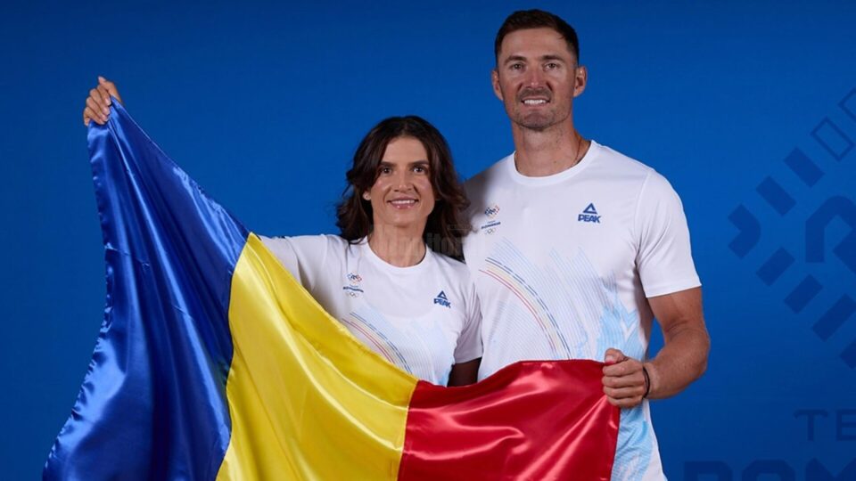 Ionela Cozmiuc și soțul ei, Marius Cozmiuc, au fost portdrapelul României la Jocurile Olimpice de la Paris