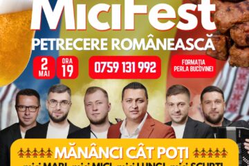 MiciFest, cu mici, scrijele și muzică live, pe 2 mai, la PRONIA