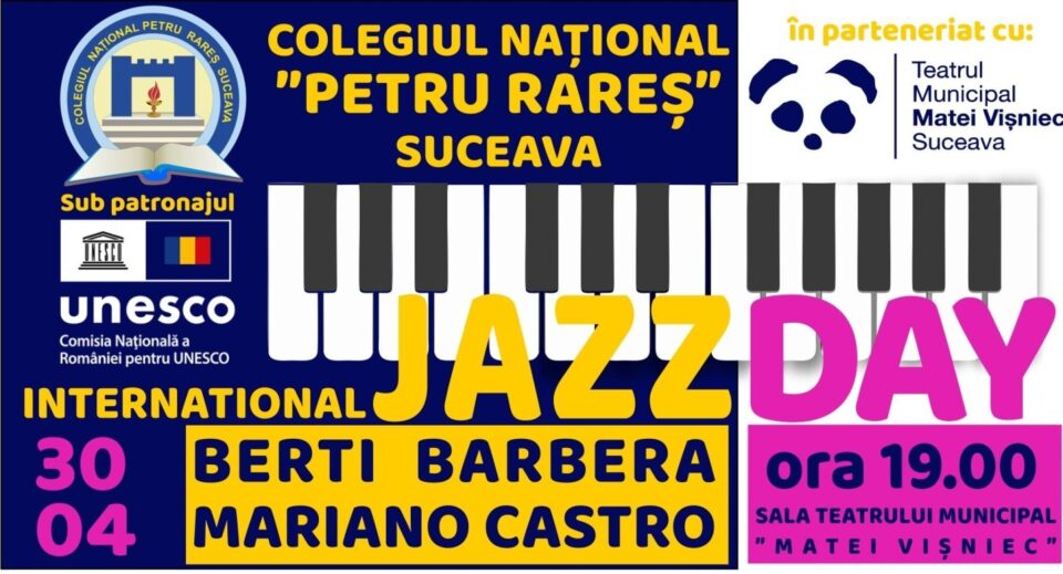 Ziua Internațională a Jazzului, la Suceava