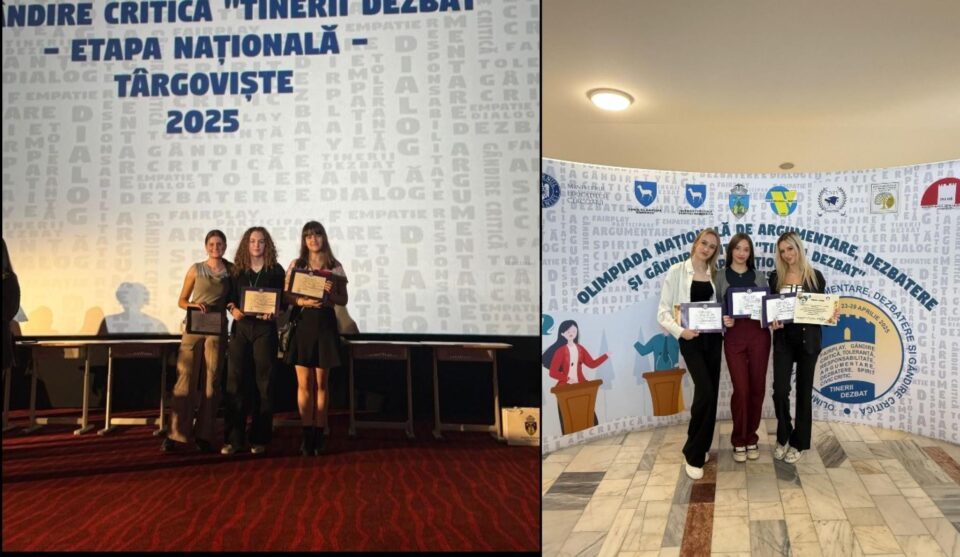 Elevele premiate de la Tinerii dezbat