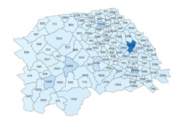Prezența la vot în orașe, mai redusă decât în comune