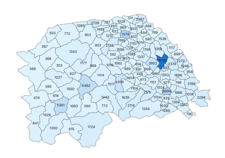 Prezența la vot în orașe, mai redusă decât în comune