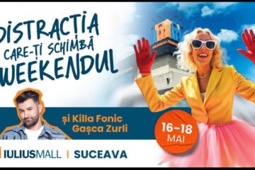Killa Fonic, Smiley și Gașca Zurli vin la Iulius Mall Suceava, în perioada 16-18 mai!