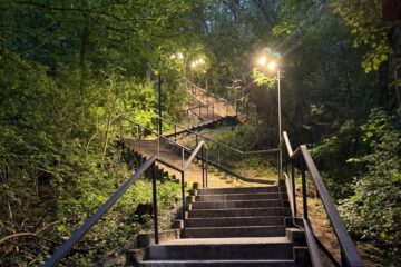 Parcul Sipote, după lucrările de reabilitare