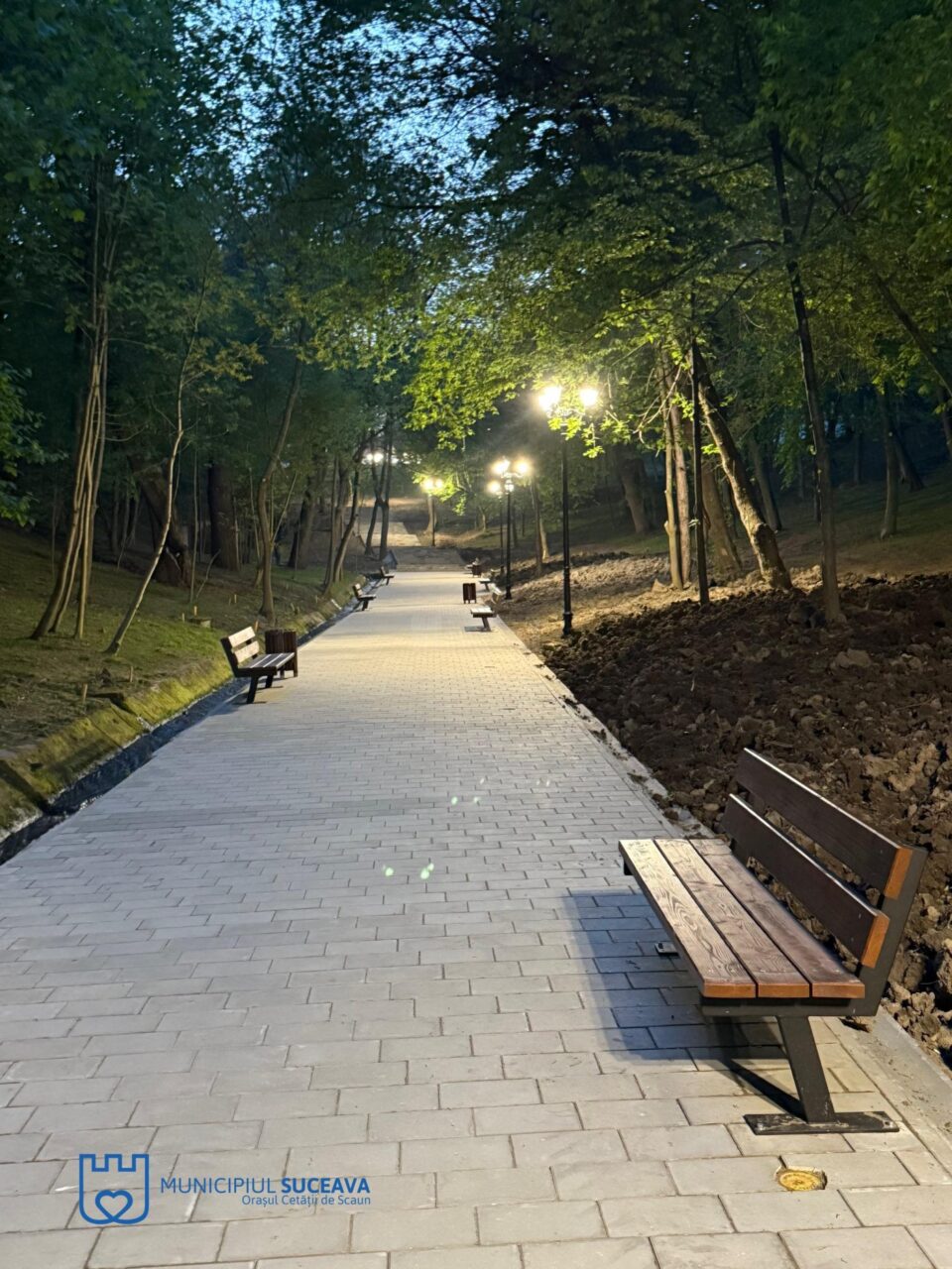 Parcul Sipote, după lucrările de reabilitare