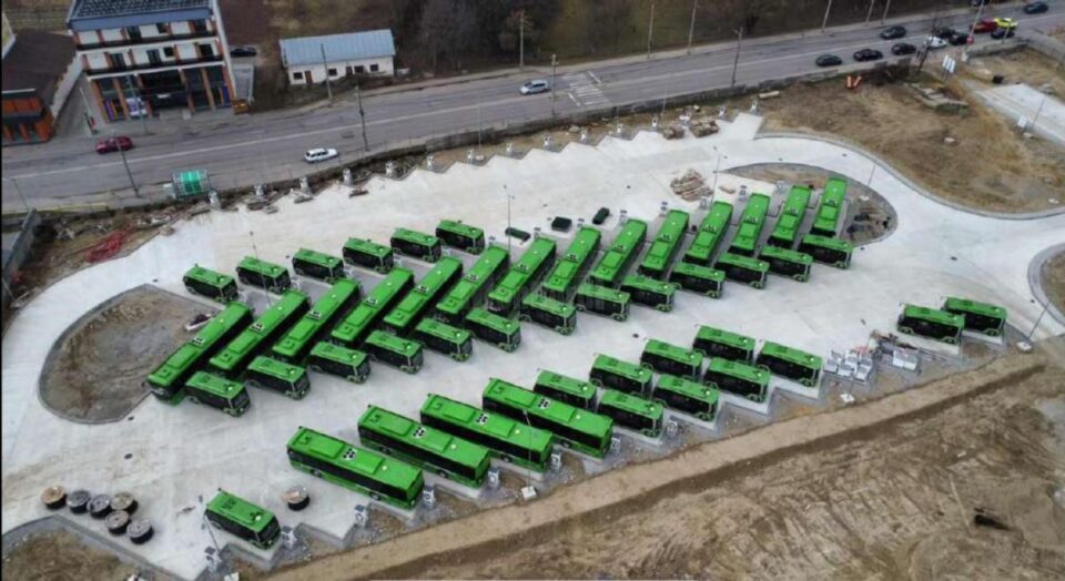 Autobază TPL cu punctele de încărcare active