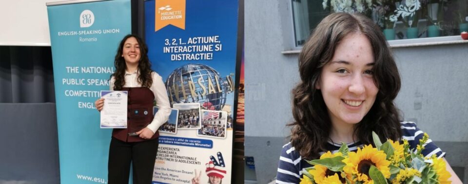 Eleva Maria Schipor, pe drumul spre Londra, cu un discurs emoționat despre inspirație și curaj