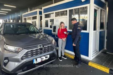 Mașină radiată din circulație, descoperită în PTF Siret