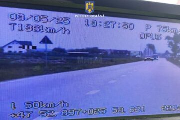 Radarul a indicat o viteză de 196 km/h