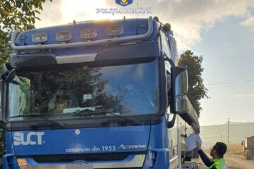 Polițiștii rutieri au declanșat de patru zile o amplă acțiune de control printre transportatori