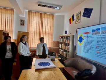Liceul Tehnologic „Iorgu Vârnav Liteanu” din Liteni a celebrat Ziua Europei și 20 de ani de eTwinning