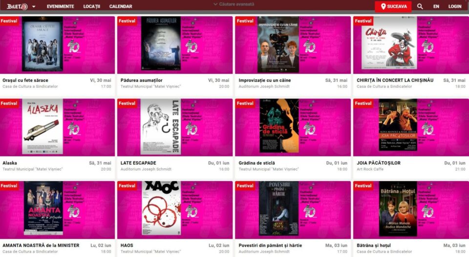 Spectacole extraordinare, regizori renumiți și actori îndrăgiți, la Festivalul Internațional Zilele Teatrului „Matei Vișniec”