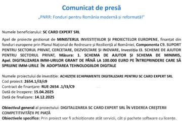 „PNRR: Fonduri pentru România modernă și reformată!”