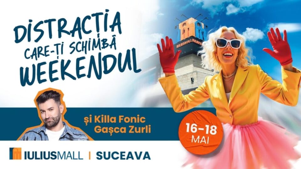 Noua zonă de la Iulius Mall Suceava se deschide joi, cu promoții, premii la cumpărături, concerte, evenimente pentru copii și distracție