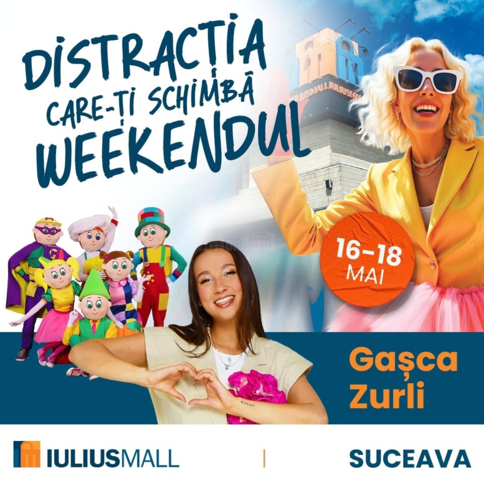 Noua zonă de la Iulius Mall Suceava se deschide joi, cu promoții, premii la cumpărături, concerte, evenimente pentru copii și distracție
