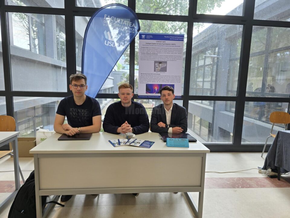 Echipa de studenți ai USV, a cărei propunere a fost premiată cu Medalia de Aur și Premiul Special la Inova Youth, Croația Echipa de studenți ai USV, a cărei propunere a fost premiată cu Medalia de Aur și Premiul Special la Inova Youth, Croația