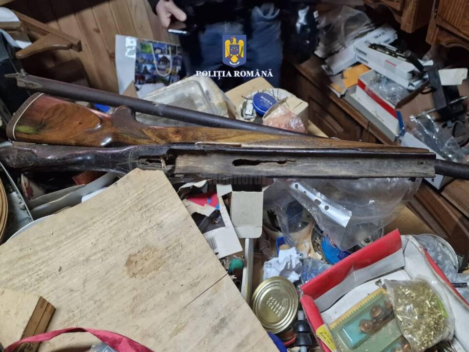 Noi percheziții la locuința lui Nicolae Goicea, în căutare de muniții și a unei arme letale deținute ilegal