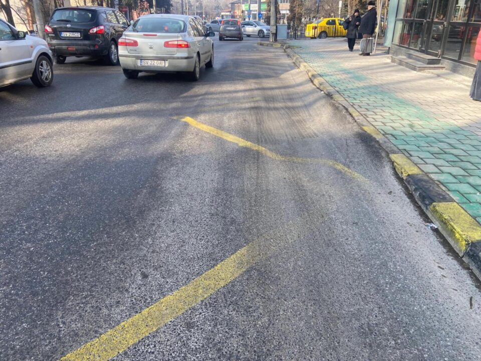 Probleme semnalate la axul principal în privința asfaltărilor efectuate în 2022 - 2023