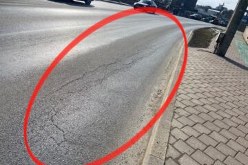 Probleme semnalate la axul principal în privința asfaltărilor efectuate în 2022 - 2023