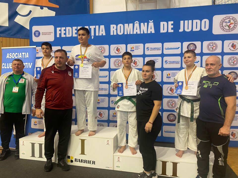 Alexandru Moroșan și antrenoarea Gabriela Coștiug
