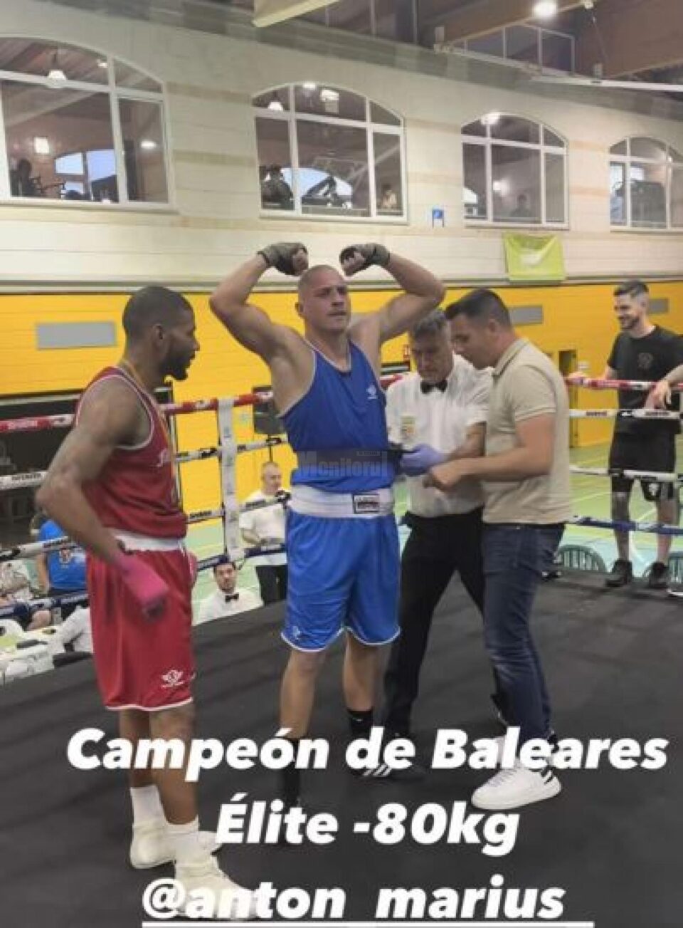 Marius Florin Anton a devenit pentru a doua oară consecutiv campion la box al Insulelor Baleare