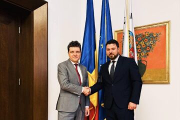 Primarul Bogdan Loghin și noul președinte al României, Nicușor Dan