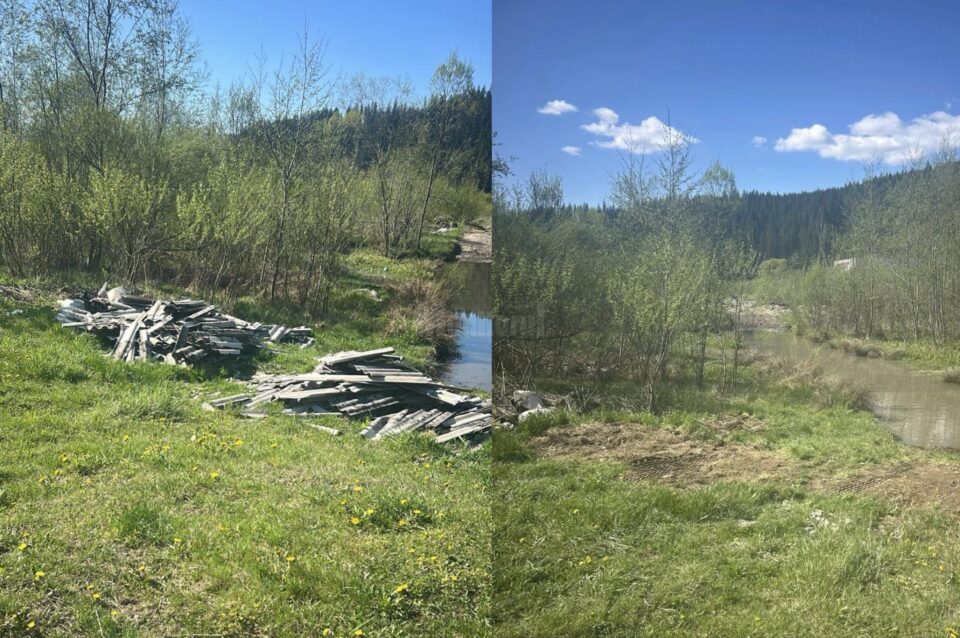 Primăria Vatra Moldoviței a igienizat terenurile folosite pentru depozitarea ilegală a deșeurilor