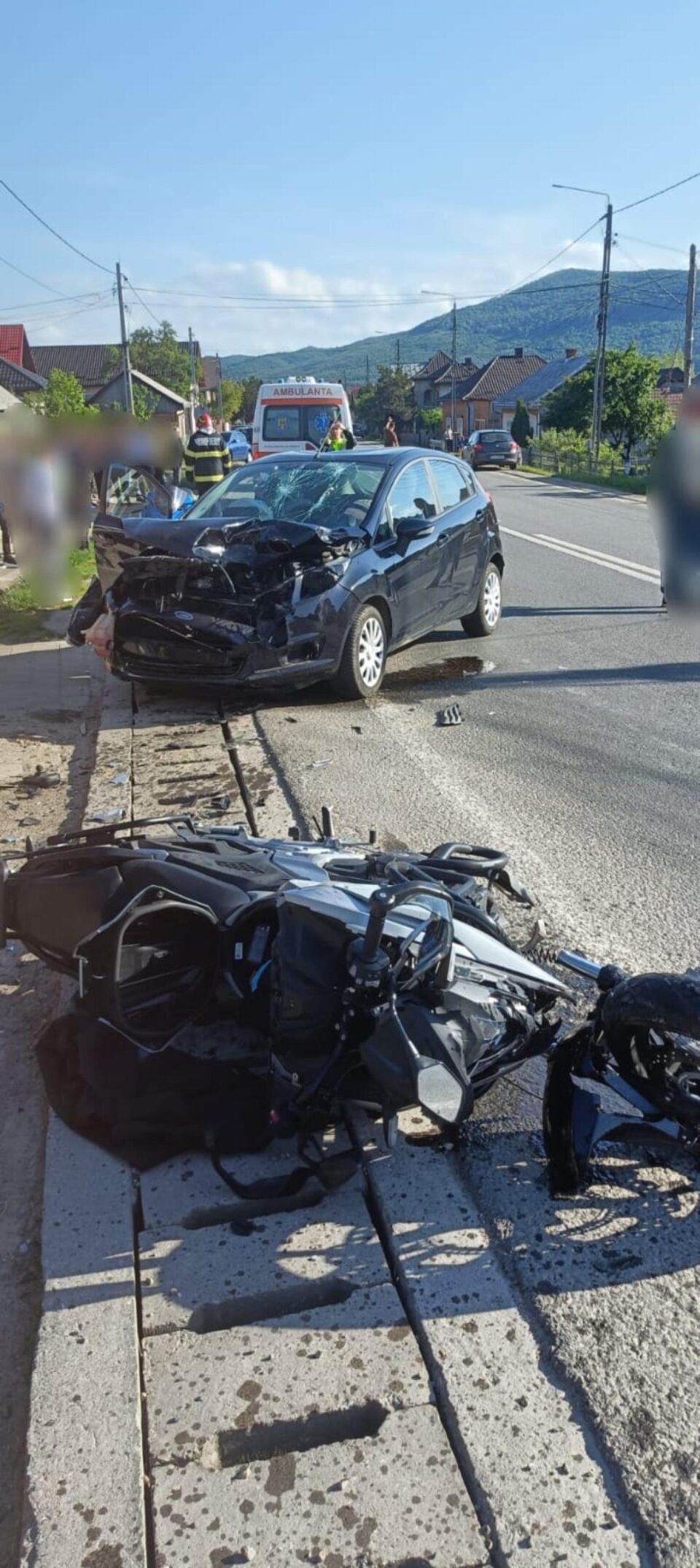 accidentul rutier care s-a produs miercuri după-amiază, la Păltinoasa