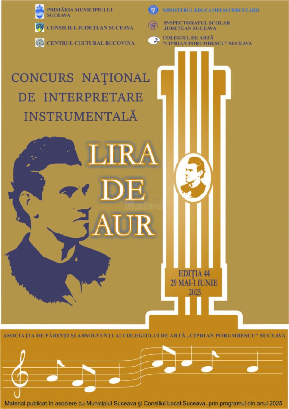 Aproape 400 de tineri artiști vin la Concursul de interpretare instrumentală ”Lira de Aur”, un record pentru ultimii 10 ani