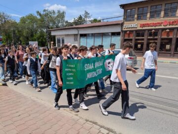 Marșul „Antiviolență, antidrog, antitutun și de prevenire a accidentelor rutiere”