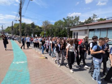 Marșul „Antiviolență, antidrog, antitutun și de prevenire a accidentelor rutiere”