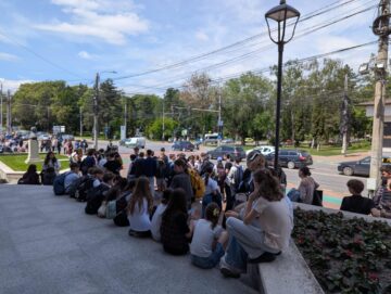 Marșul „Antiviolență, antidrog, antitutun și de prevenire a accidentelor rutiere”
