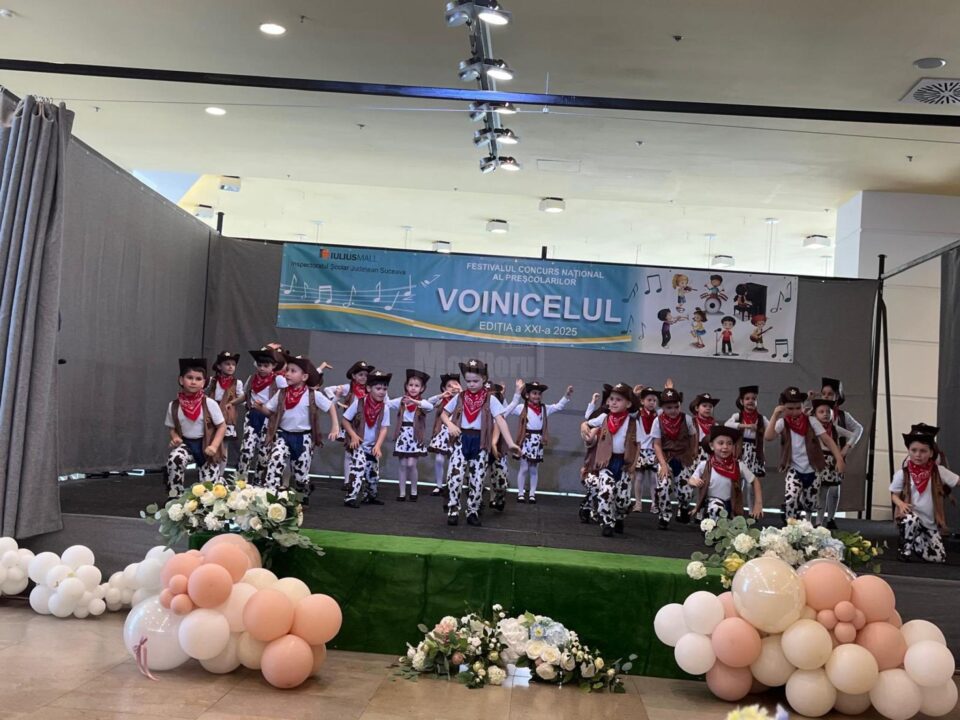 Festivalul Național „Voinicelul” a reunit peste 1.400 de copii pe scena de la Iulius Mall Suceava
