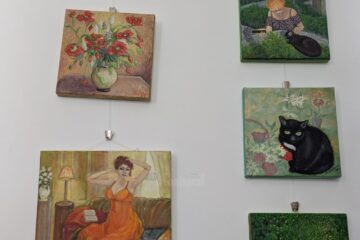 Grațiela Țurțu a expus 39 de tablouri la Galeria Bibliotecii Bucovinei, oferind publicului „o contabilitate a emoțiilor”