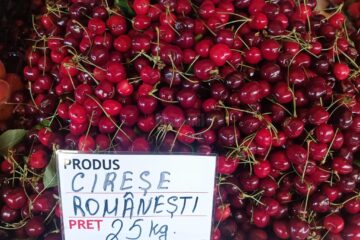 Au apărut pe piața suceveană cireșele românești