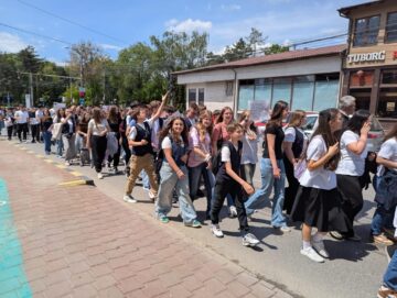 Marșul „Antiviolență, antidrog, antitutun și de prevenire a accidentelor rutiere”