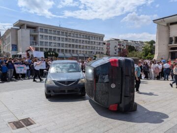 Marșul „Antiviolență, antidrog, antitutun și de prevenire a accidentelor rutiere”