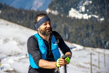 Alin Atănăsoaie, managerul unei firme din Suceava, s-a apucat de alergare montană în urmă cu aproape șase ani
